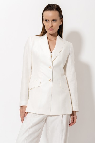 Jacket VASSA&Co, пол female, цвет white