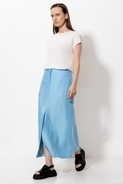 Юбка VASSA&Co, пол женский, цвет синий