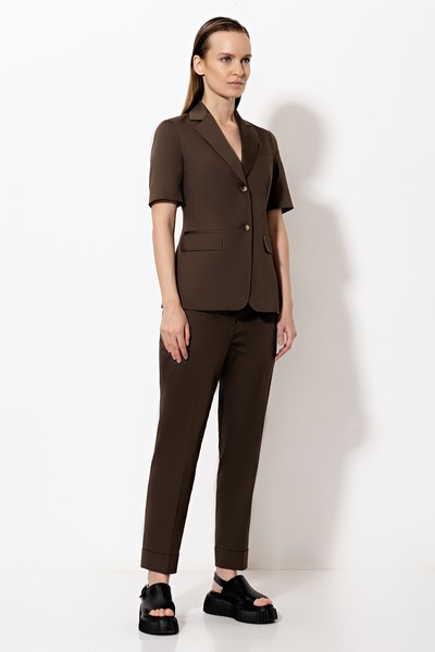 Брюки VASSA&Co, пол женский, цвет хаки