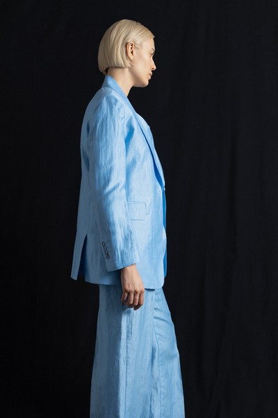 Брюки VASSA&Co, пол женский, цвет синий