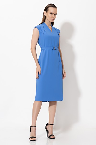 Dress VASSA&Co, пол female, цвет голубой