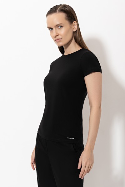T-shirt , пол female, цвет black