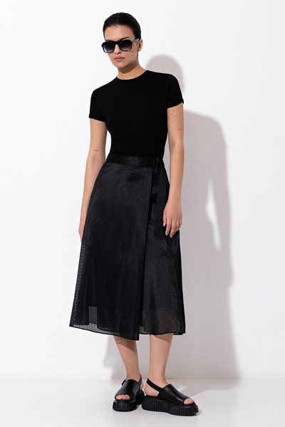 Юбка VASSA&Co, пол женский, цвет черный