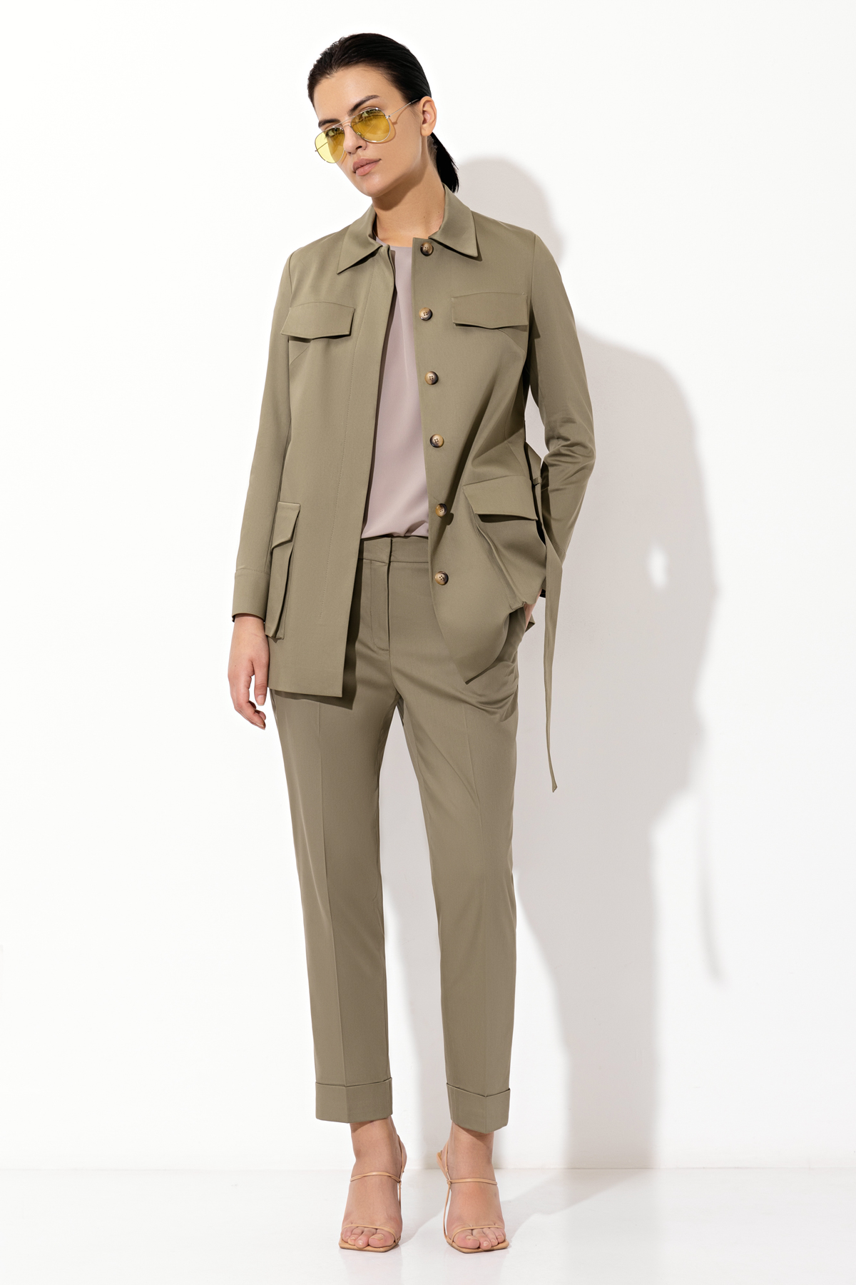 Jacket VASSA&Co, пол female, цвет green