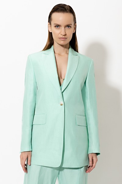 Жакет VASSA&Co, пол женский, цвет голубой