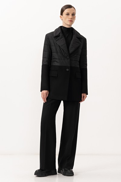 Куртка VASSA&Co, пол женский, цвет черный