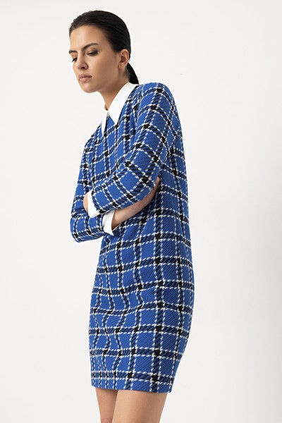 Платье VASSA&Co, пол женский, цвет синий