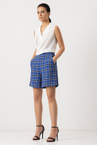 Шорты VASSA&Co, пол женский, цвет синий