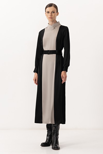 Платье VASSA&Co, пол женский, цвет серый