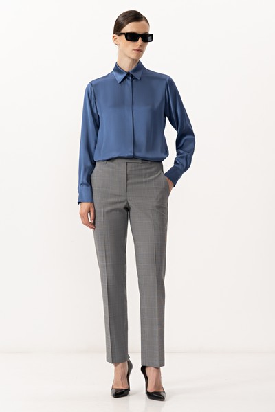 Брюки VASSA&Co, пол женский, цвет серый