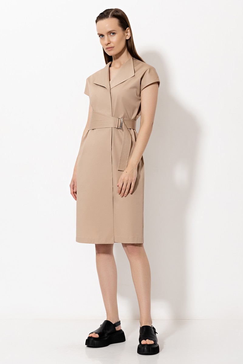 Dress VASSA&Co, пол female, цвет бежевый