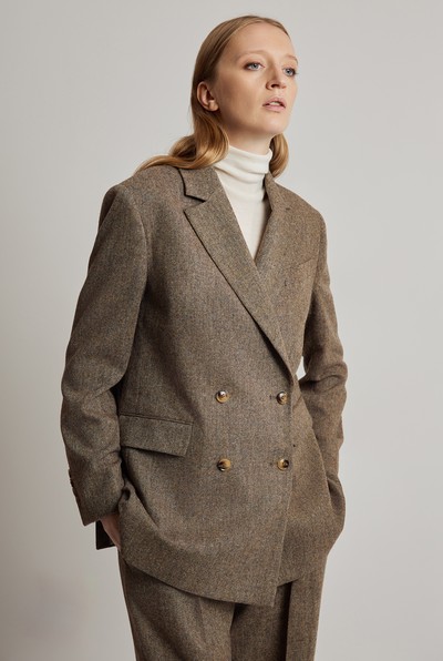 Жакет VASSA CODE, пол женский, цвет коричневый