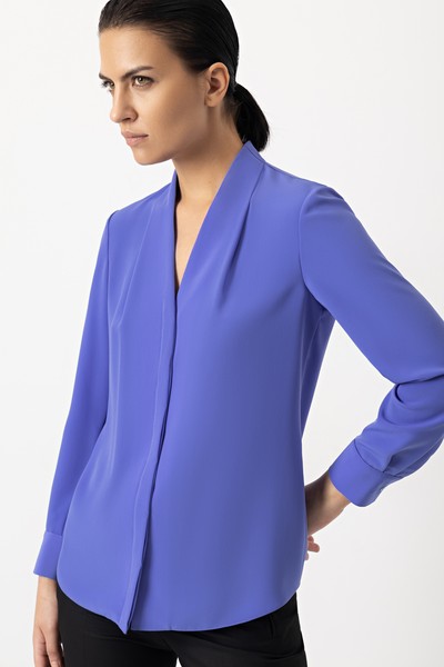 Blouse VASSA&Co, пол female, цвет синий