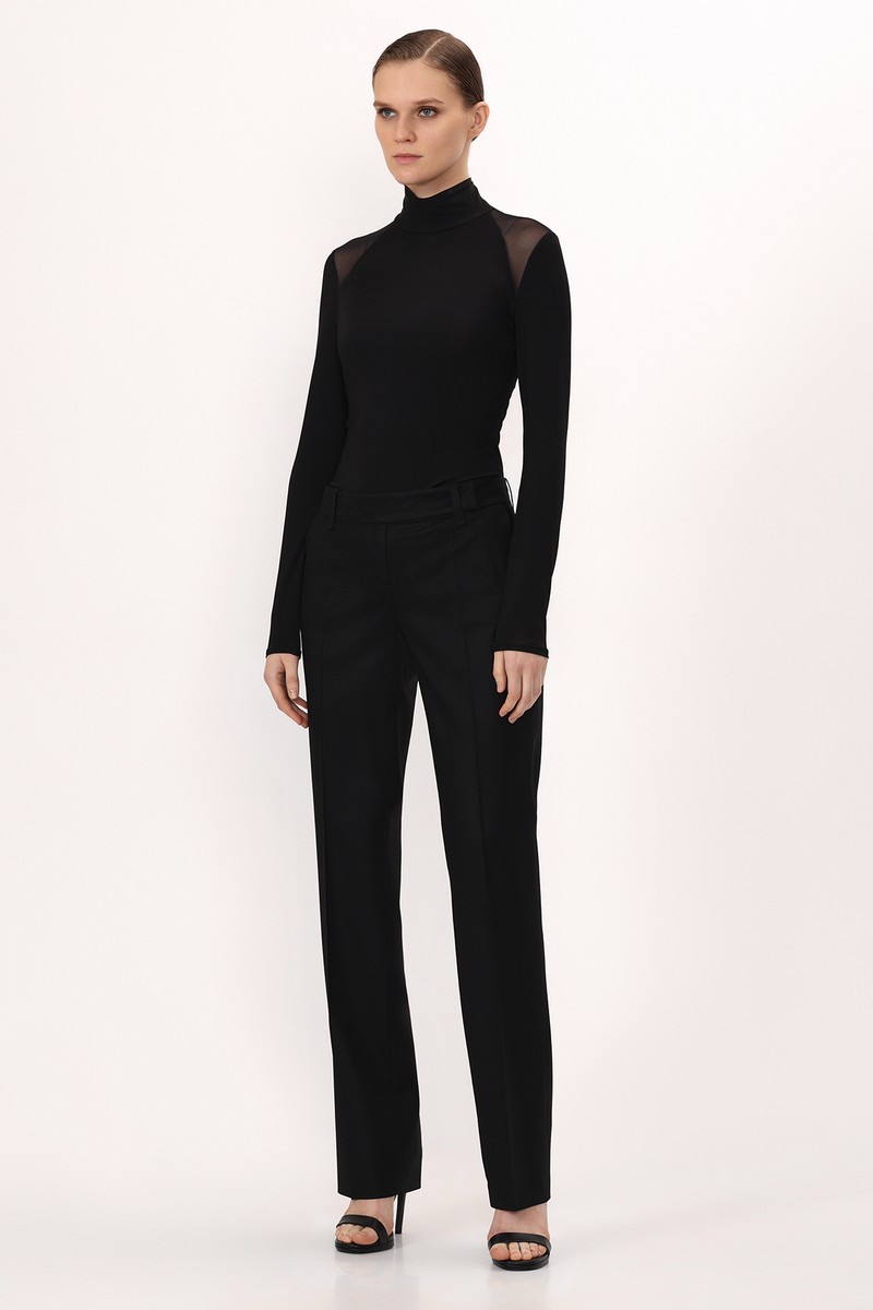 Брюки VASSA&Co, пол женский, цвет черный