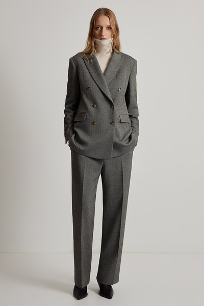 Брюки VASSA CODE, пол женский, цвет серый