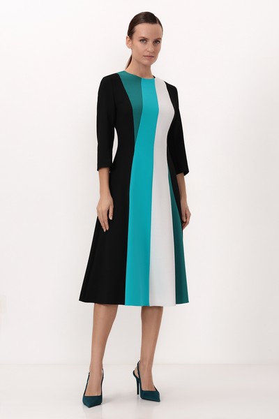 Платье VASSA&Co, пол женский, цвет голубой