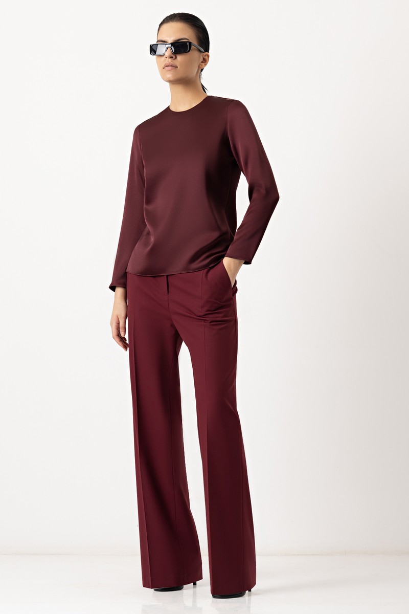 Блузка VASSA&Co, пол женский, цвет красный