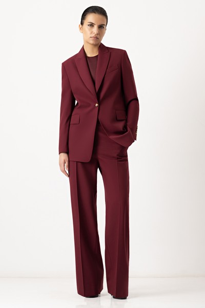 Брюки VASSA&Co, пол женский, цвет красный