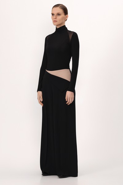 Брюки VASSA&Co, пол женский, цвет черный