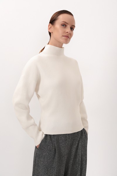 Джемпер VASSA CODE, пол женский, цвет белый