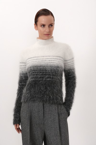 Джемпер VASSA CODE, пол женский, цвет серый