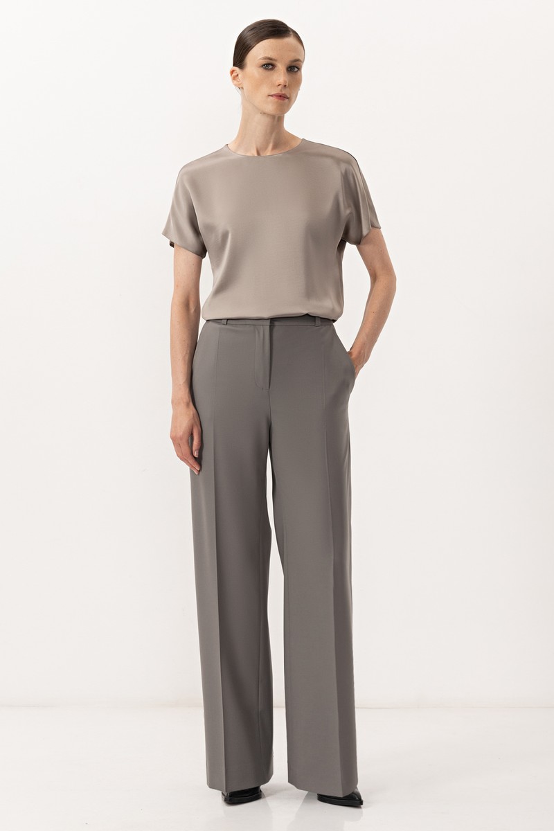 Брюки , пол женский, цвет коричневый