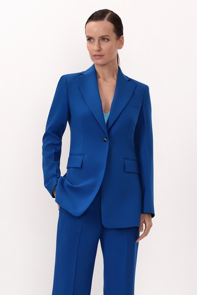 Жакет VASSA&Co, пол женский, цвет синий