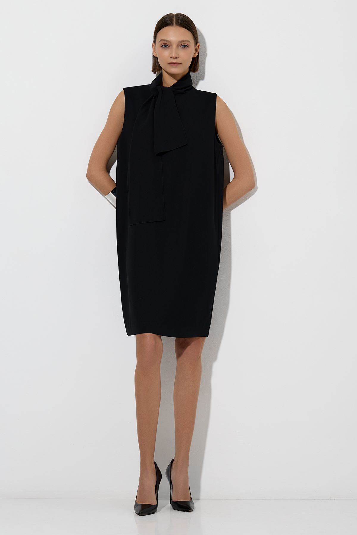 Dress VASSA&Co, пол female, цвет black