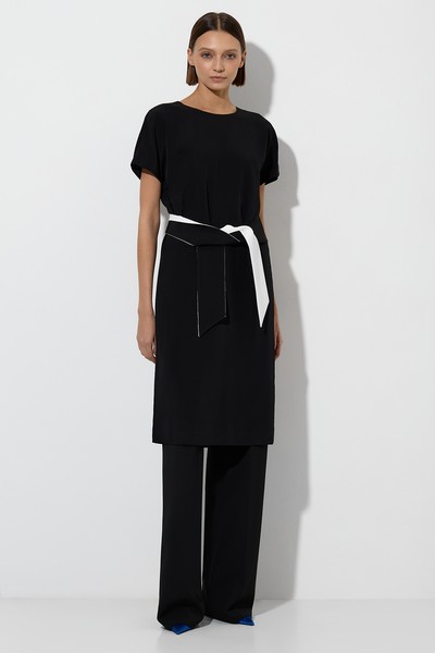 Платье VASSA&Co, пол женский, цвет черный