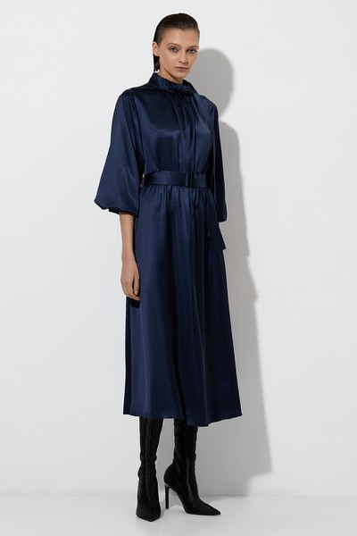 Платье VASSA&Co, пол женский, цвет синий