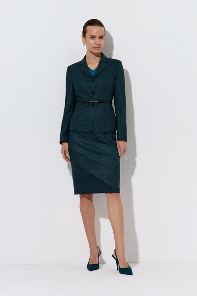 Юбка VASSA&Co, пол женский, цвет зеленый