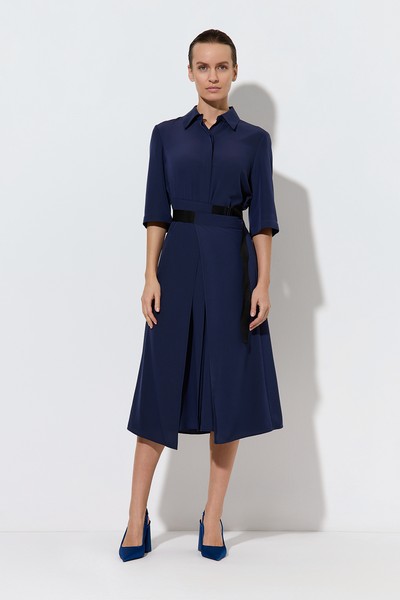 Платье , пол женский, цвет синий