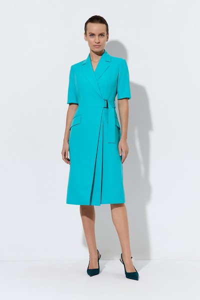 Платье , пол женский, цвет голубой