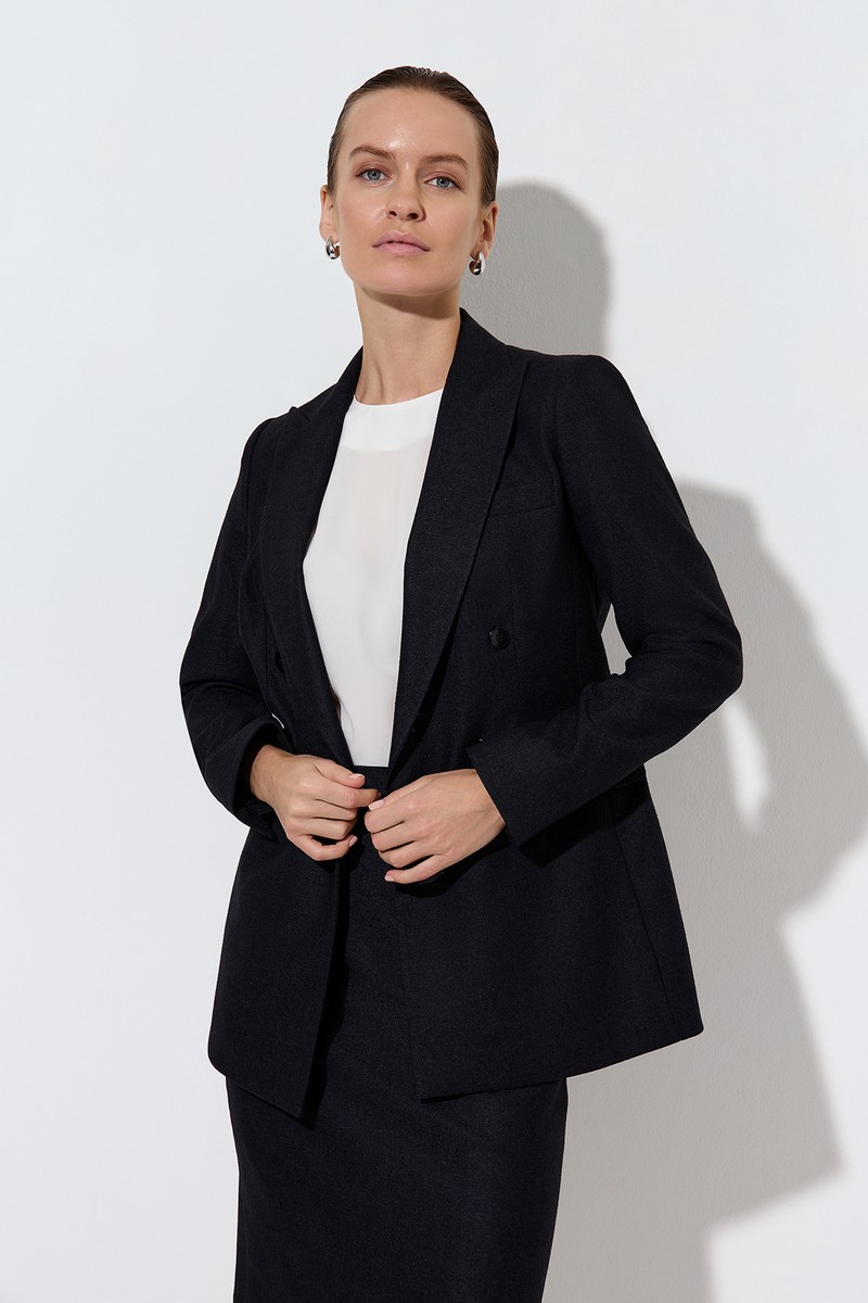 Жакет VASSA&Co, пол женский, цвет синий