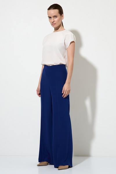 Брюки , пол женский, цвет синий