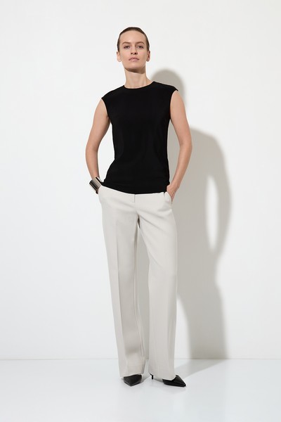 Базовый топ VASSA&Co, пол женский, цвет черный