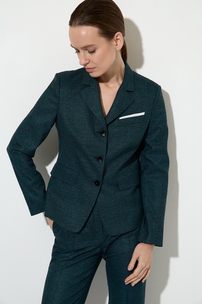 Jacket VASSA&Co, пол female, цвет зеленый