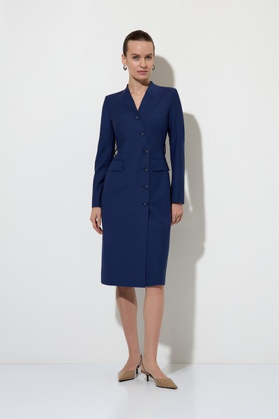 Платье VASSA&Co, пол женский, цвет синий