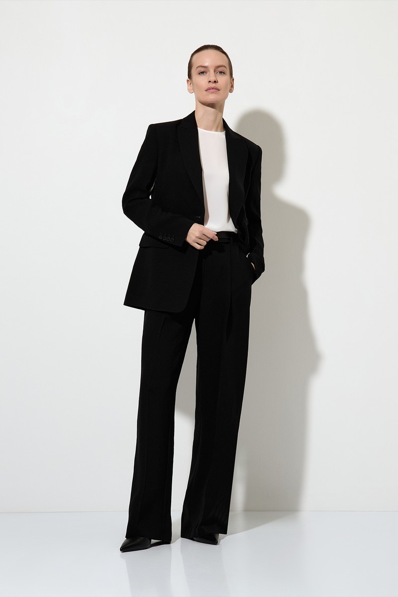Trousers , пол female, цвет black