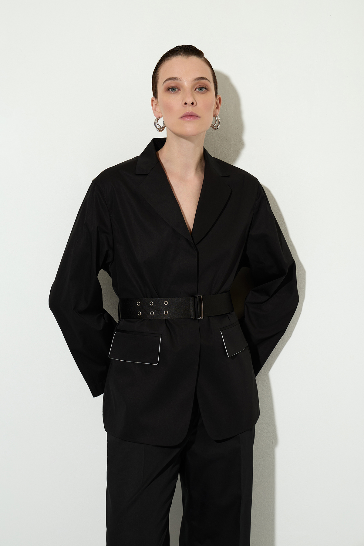 Jacket , пол female, цвет black