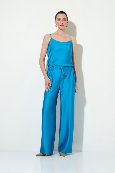 Pajama style pants , пол female, цвет голубой