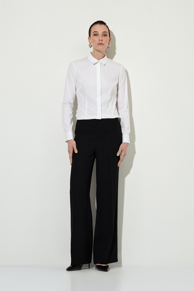 Trousers VASSA&Co, пол female, цвет black