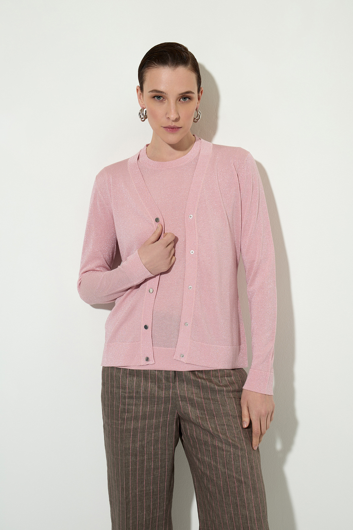 Cardigan , пол female, цвет pink