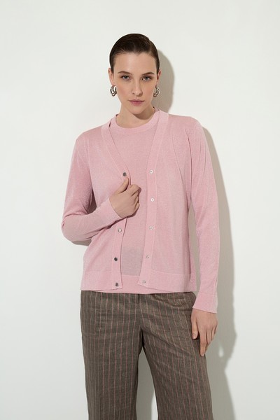 Cardigan , пол female, цвет pink