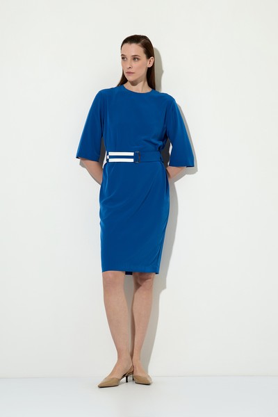 Платье VASSA&Co, пол женский, цвет синий