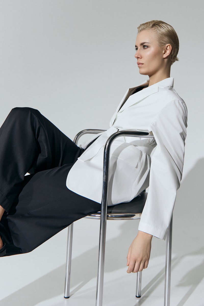 Jacket VASSA&Co, пол female, цвет white