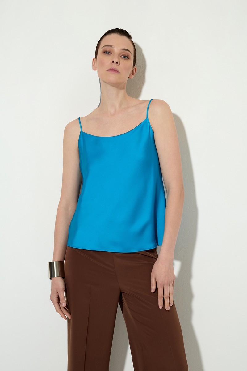 Lingerie style top , пол female, цвет голубой