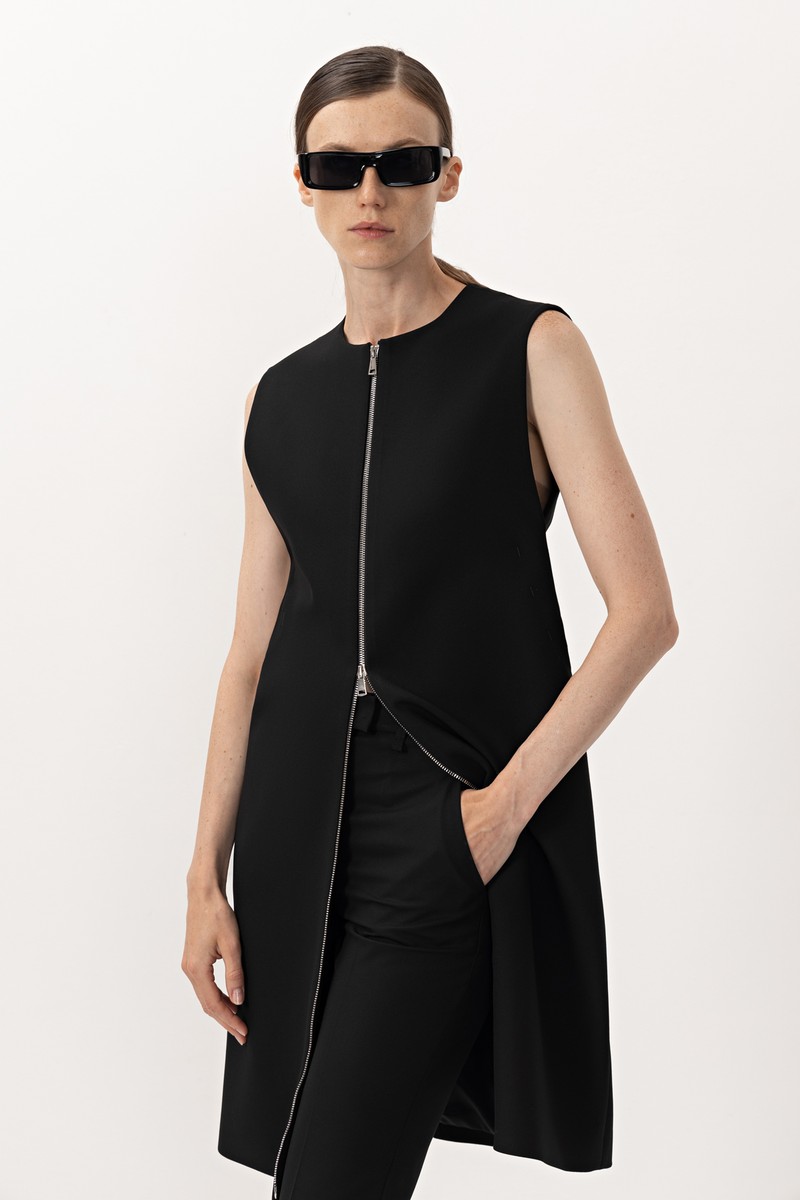 Vest VASSA&Co, пол female, цвет black