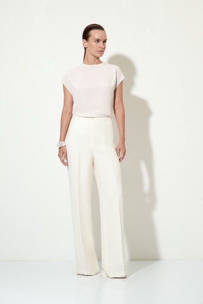 Брюки VASSA&Co, пол female, цвет white