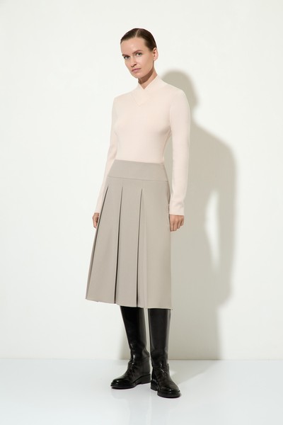 Юбка VASSA&Co, пол женский, цвет коричневый